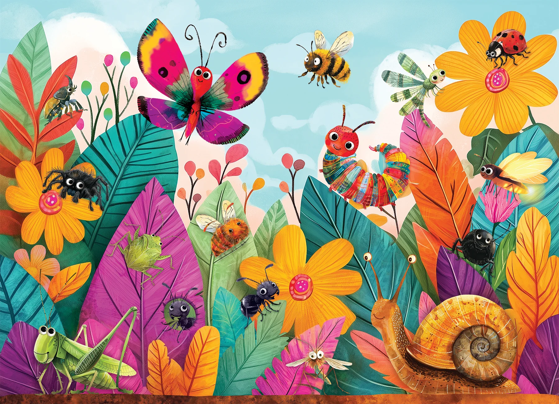 Bugs and Blossoms (tray) | 35 Piece Tray | AI Assistance - Image 3