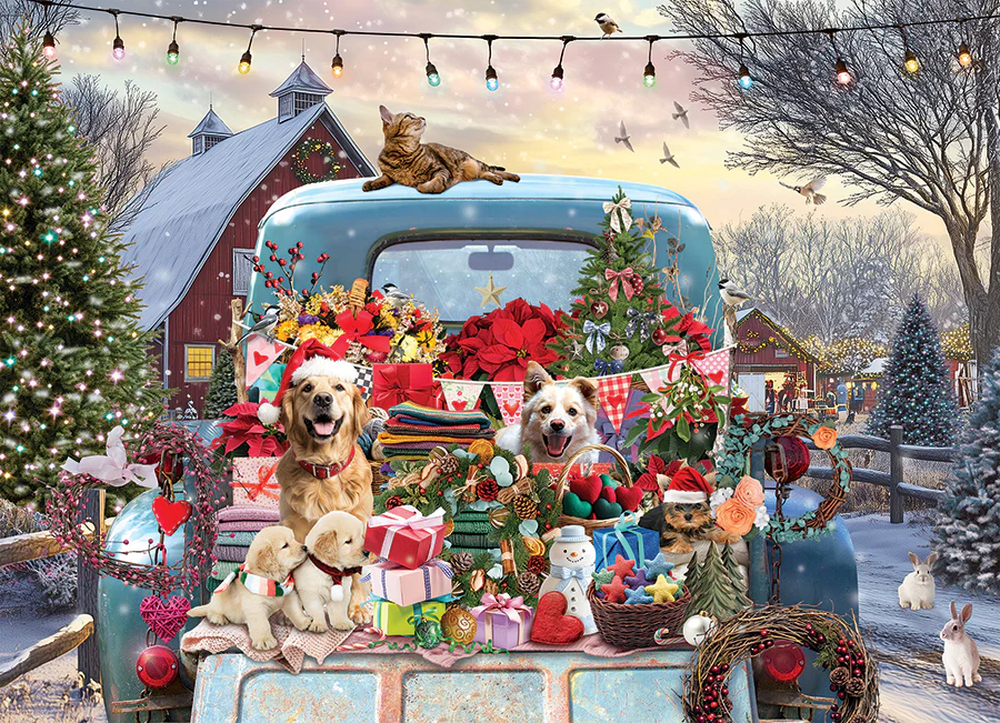 Country Truck in Winter | 500 piece | AI Assistance - Image 2