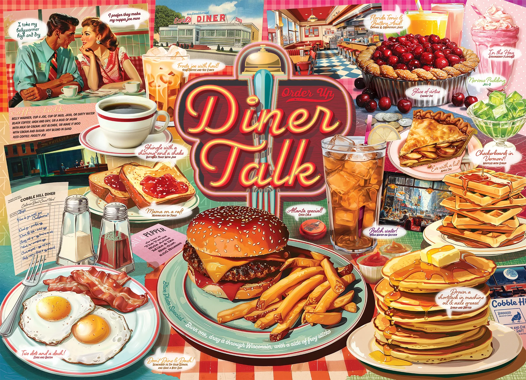 Diner Talk | 500 piece | AI Assistance - Image 2