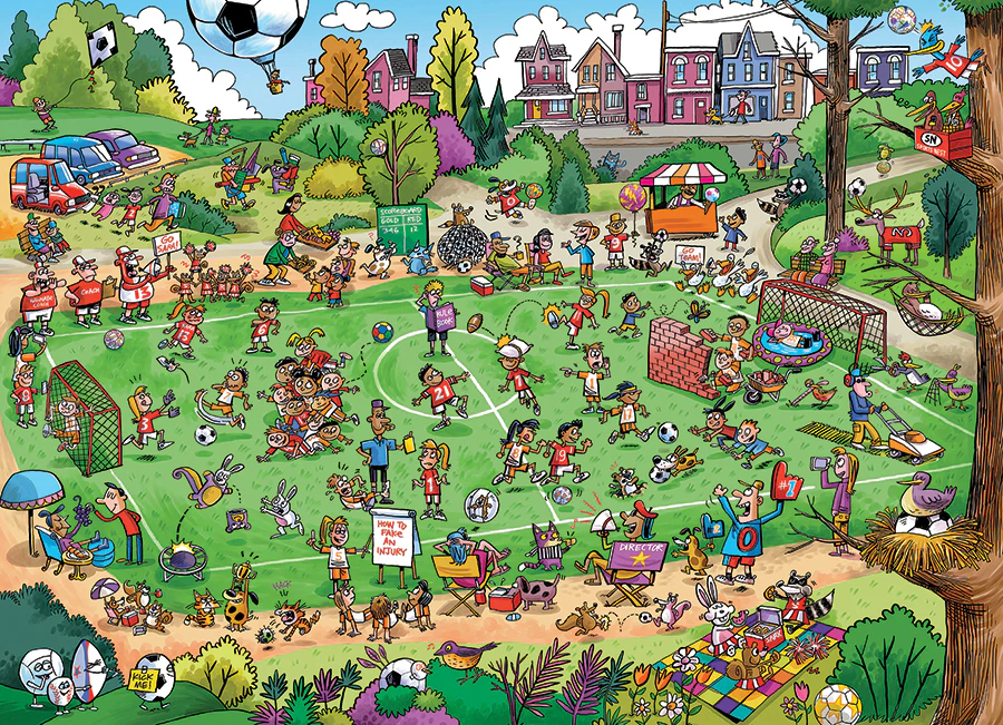 DoodleTown: Offside Antics | 1000 Piece - Image 2