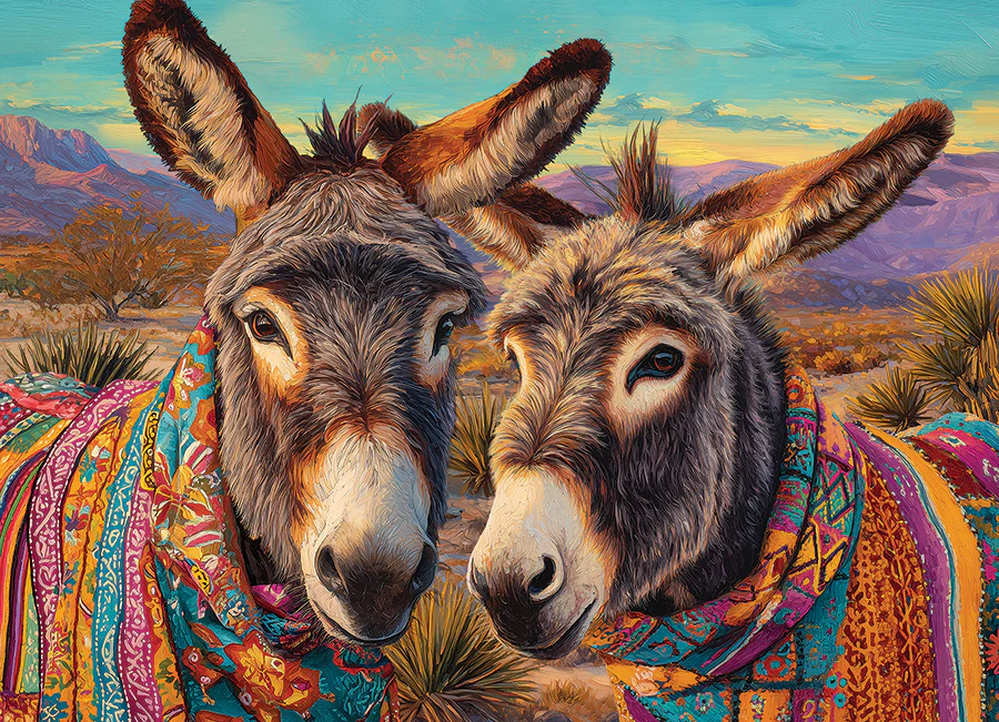 Dos Burros | 500 piece | AI Assistance - Image 2