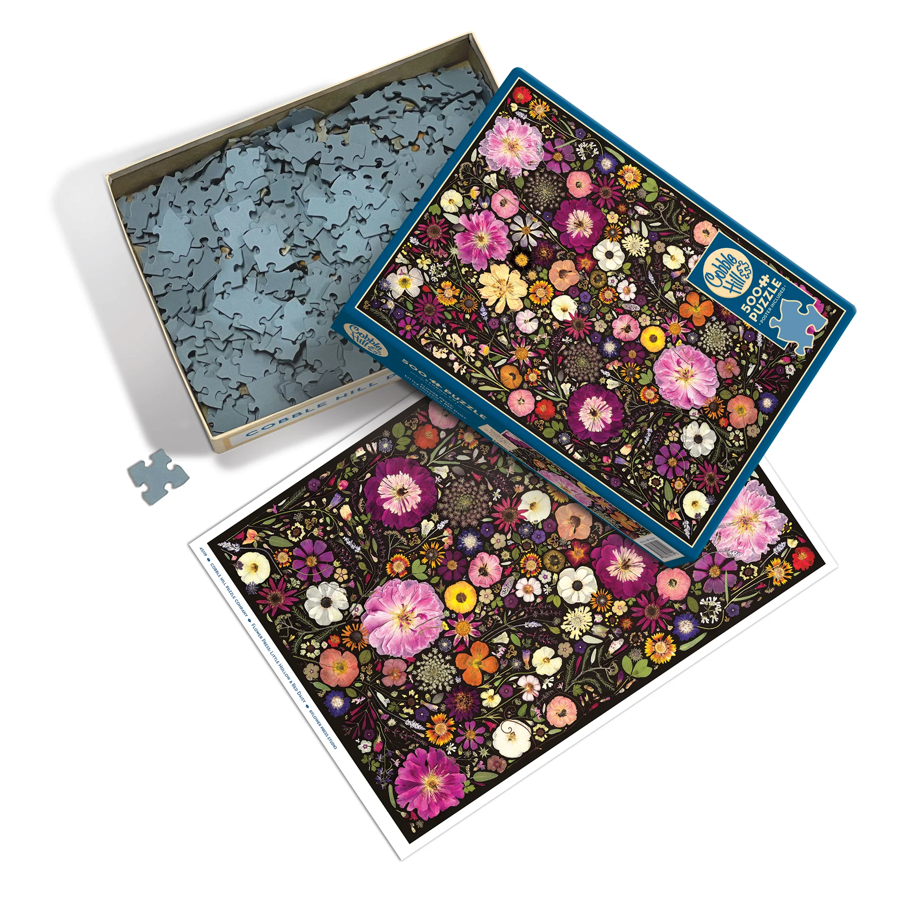 Flower Press: Little Hollow & Red Daisy | 500 piece - Image 3