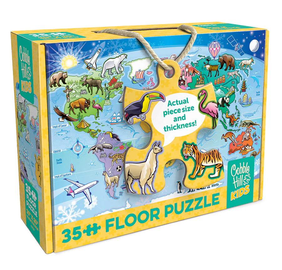 Map of the World | Floor Puzzle 35pc
