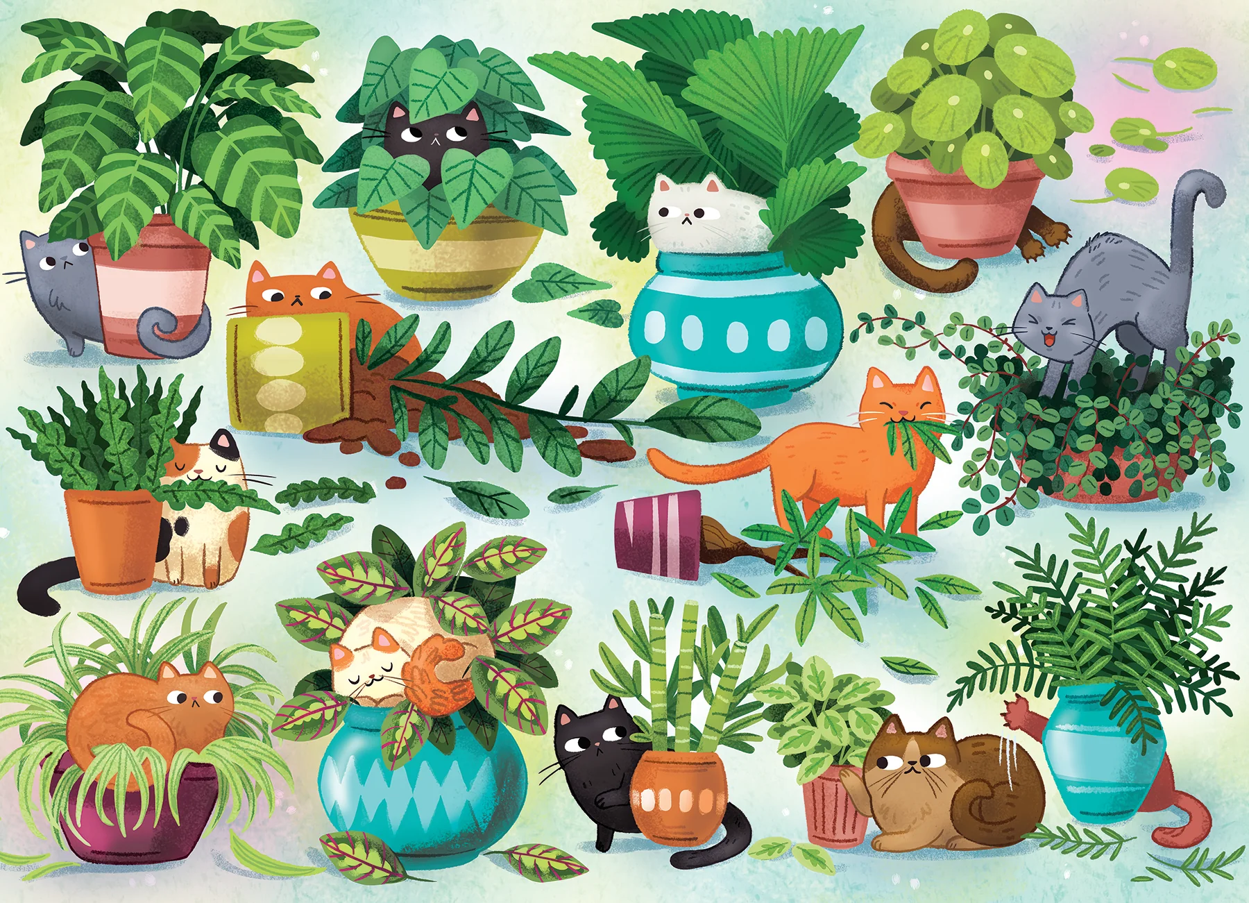 Cats vs. Plants | 500 piece - Image 2