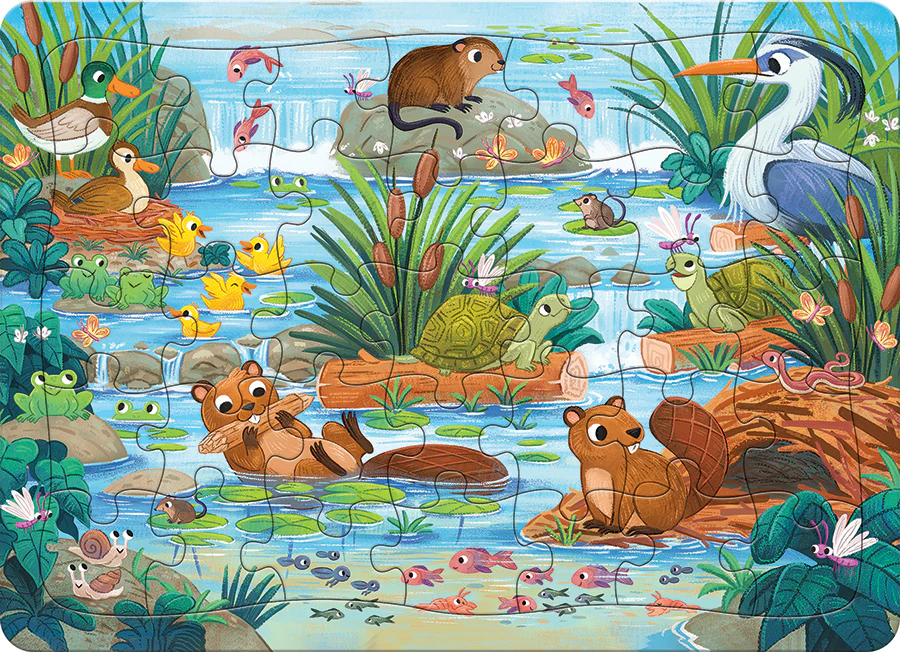 Pond Scene (tray) | 35 Piece Tray