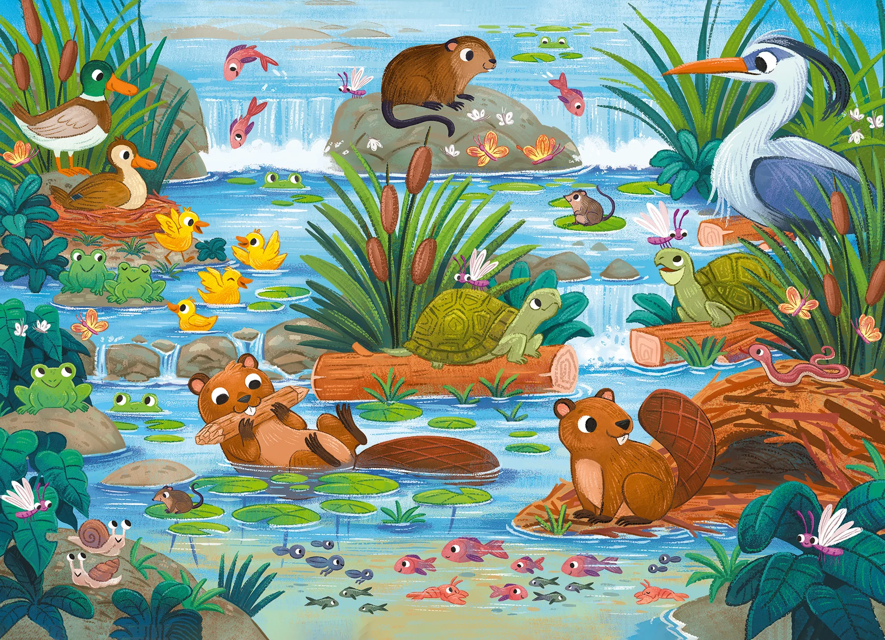 Pond Scene (tray) | 35 Piece Tray - Image 3