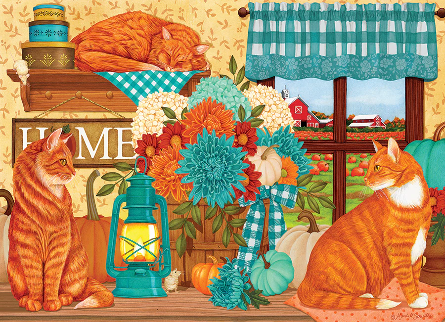 Pumpkin Patch Cats | 500 piece - Image 2