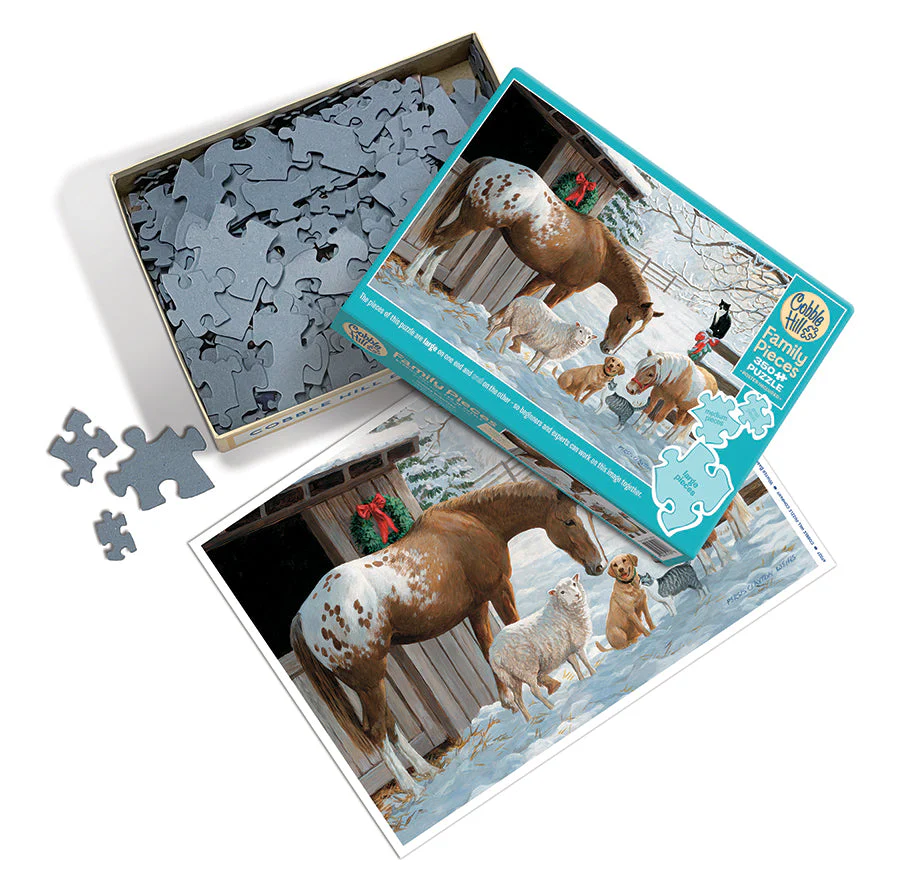 Winter Barnyard (Family) | Family Pieces 350 - Image 3