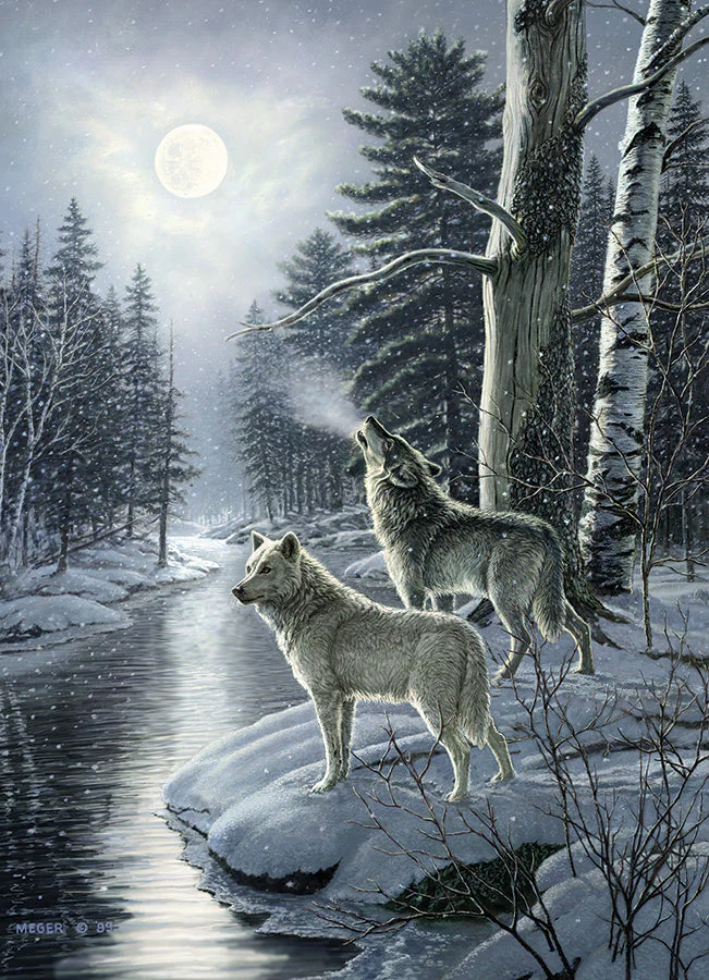 Wolves by Moonlight | 1000 Piece - Image 2